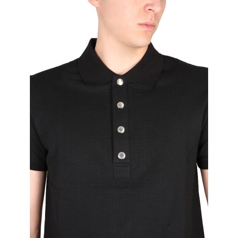 balmain cotton polo