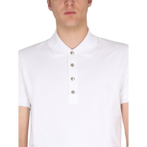 balmain cotton polo