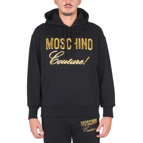 moschino sweatshirt with logo