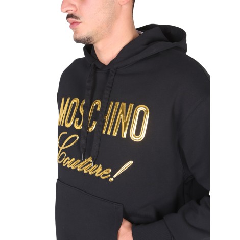 moschino sweatshirt with logo