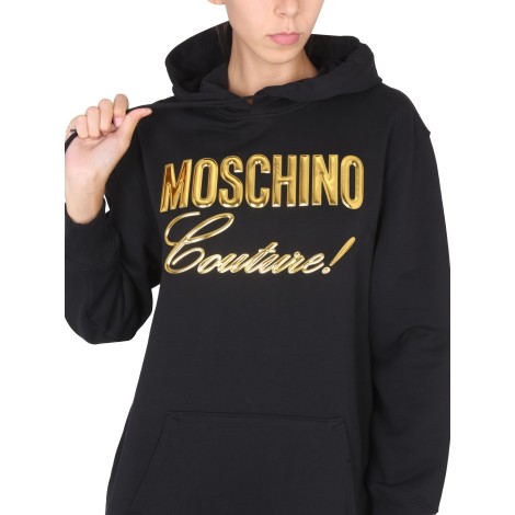 moschino sweatshirt with logo