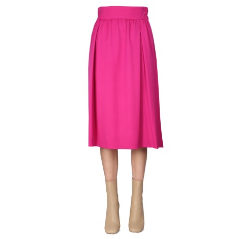 moschino flared midi skirt