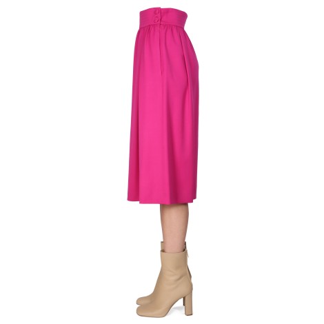 moschino flared midi skirt