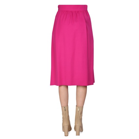 moschino flared midi skirt