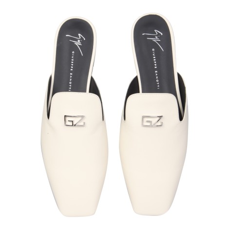 giuseppe zanotti leather slippers