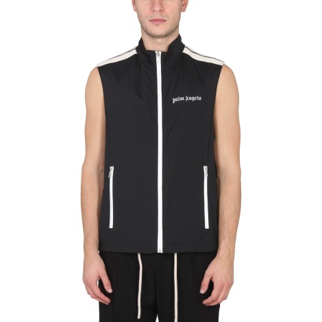 palm angels logo print vest