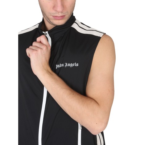 palm angels logo print vest