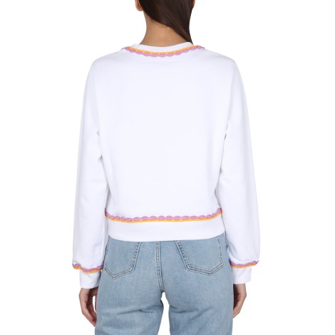 moschino crewneck sweatshirt