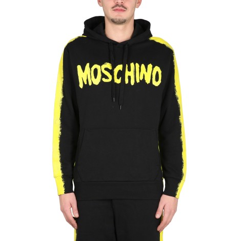 moschino sweatshirt with logo