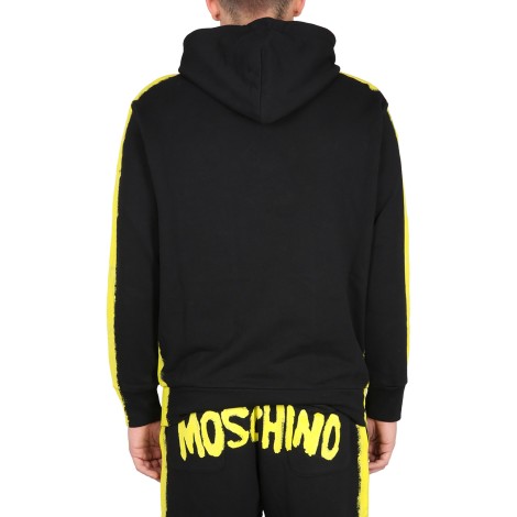 moschino sweatshirt with logo