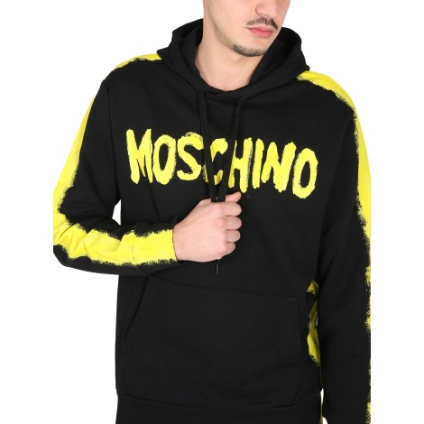 moschino sweatshirt with logo