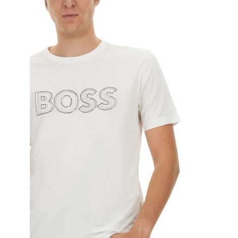 boss t-shirt with logo