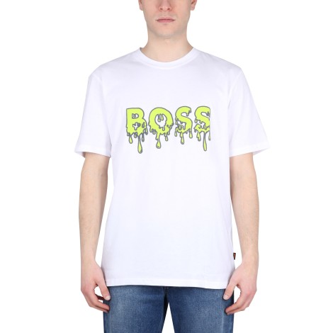 boss logo print t-shirt