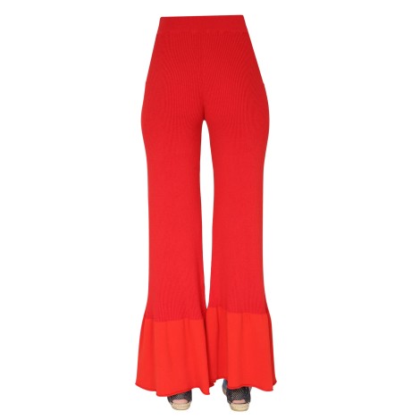 stella mccartney ribbed knit trousers