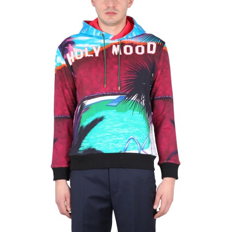 etro california print sweatshirt