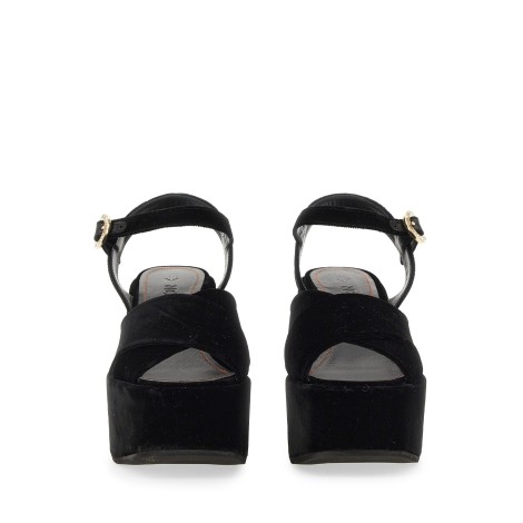 nodaleto 85mm velvet bulla joni sandals