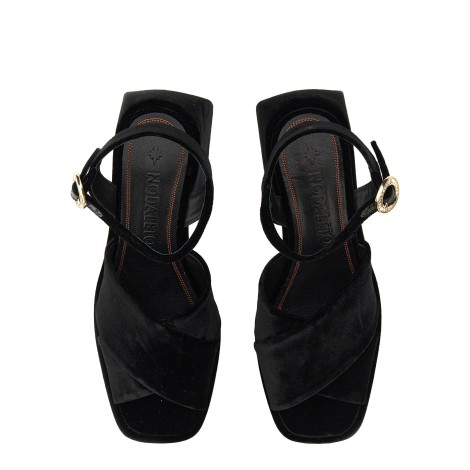 nodaleto 85mm velvet bulla joni sandals