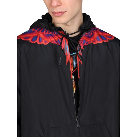 marcelo burlon county of milan curves wings print jacket 