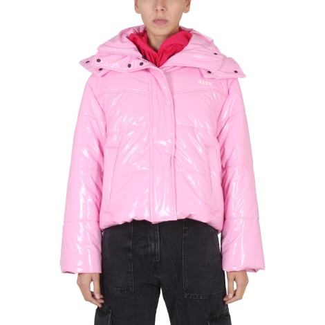 msgm down jacket with hood