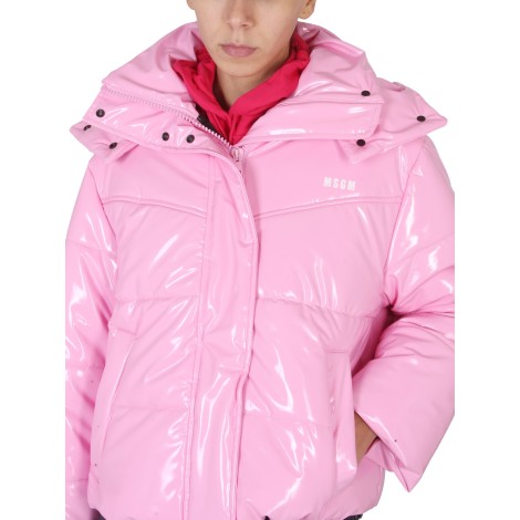 msgm down jacket with hood