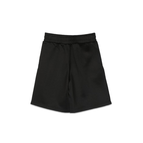 dkny bermuda shorts logo side buttons