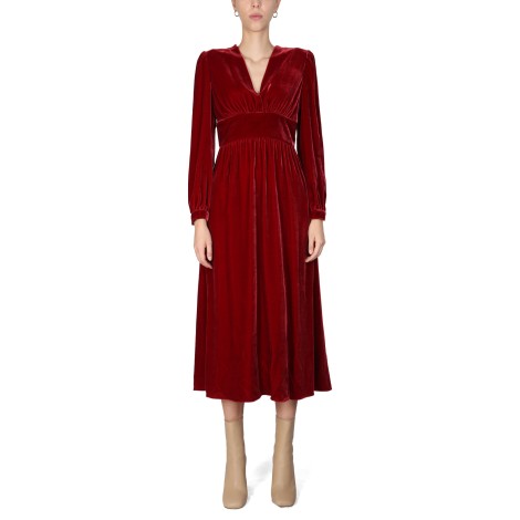 boutique moschino panné velvet dress