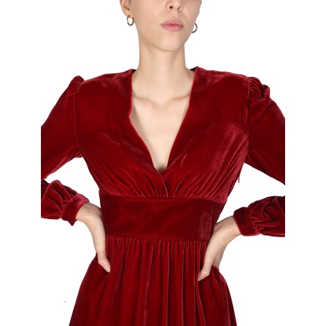 boutique moschino panné velvet dress