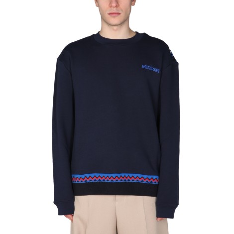 missoni crew neck sweatshirt