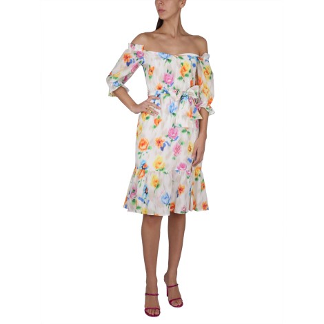 boutique moschino dress with floral pattern