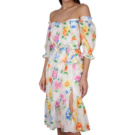 boutique moschino dress with floral pattern