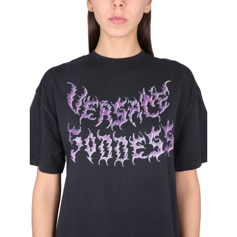 versace versace goddess oversized t-shirt