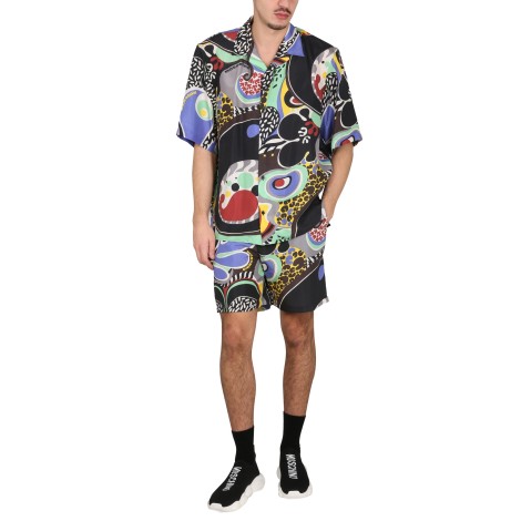 moschino psychedelic print shirt