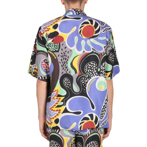 moschino psychedelic print shirt