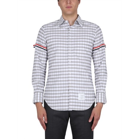 thom browne plaid shirt