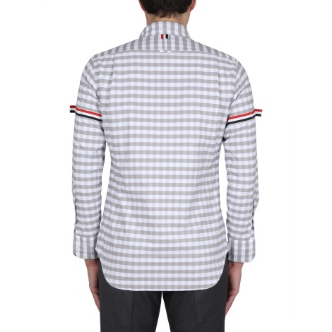 thom browne plaid shirt