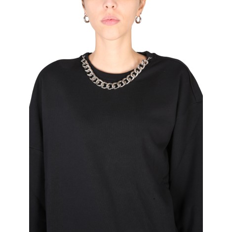 stella mccartney sweatshirt with chain detail