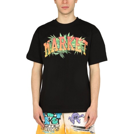 market logo print t-shirt