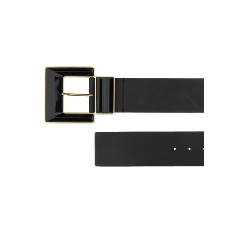 etro belt with geometric maxi buckle