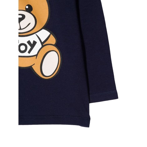 moschino t-shirt con teddy bear in cotone