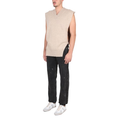 maison margiela wool tabard