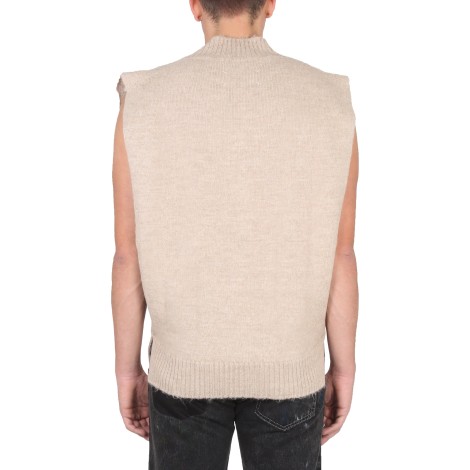 maison margiela wool tabard