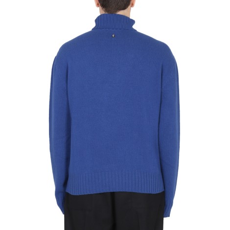 etro inlaid jacquard turtleneck sweater