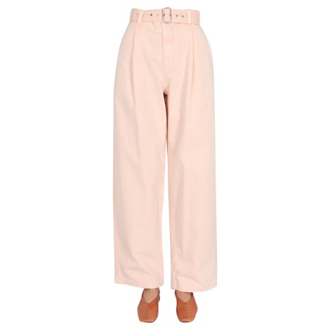 jil sander wide leg trousers