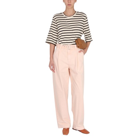 jil sander wide leg trousers