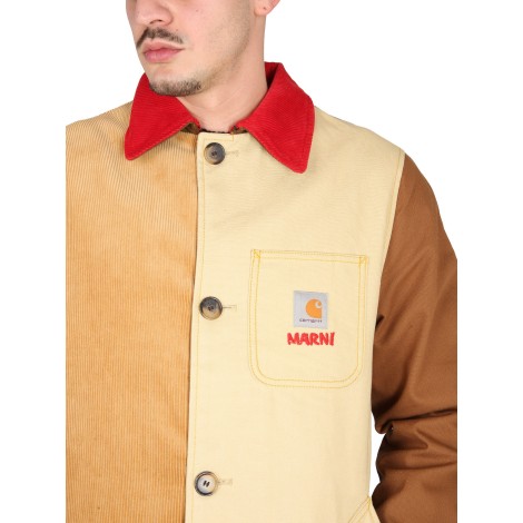 marni x carhartt wip color block coat