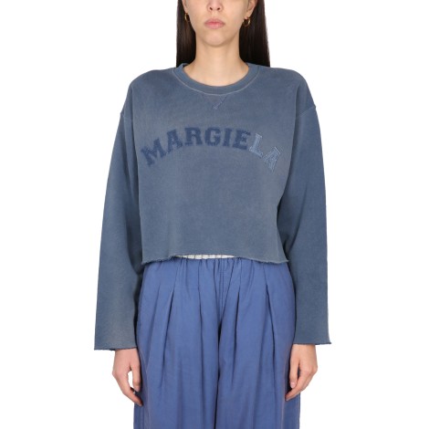 maison margiela cropped sweatshirt