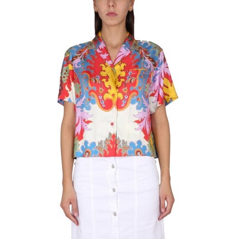 etro silk shirt