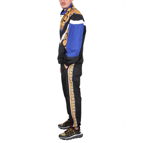 versace jogging pants with baroque print