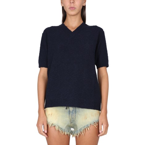 maison margiela knitted t-shirt