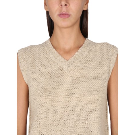 maison margiela basket stitch sweatshirt